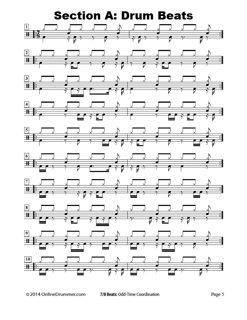7/8 Beats: Odd-Time Coordination - Ebook - Image 3