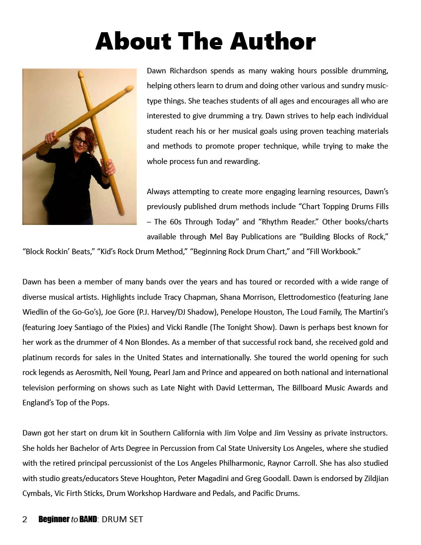 Beginner To Band - Drum Set - Ebook - Image 2