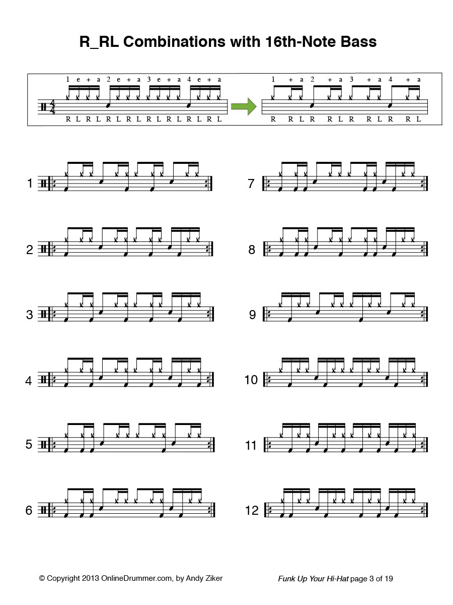Funk Up Your Hi-Hat - Part 1 - Ebook - Image 3
