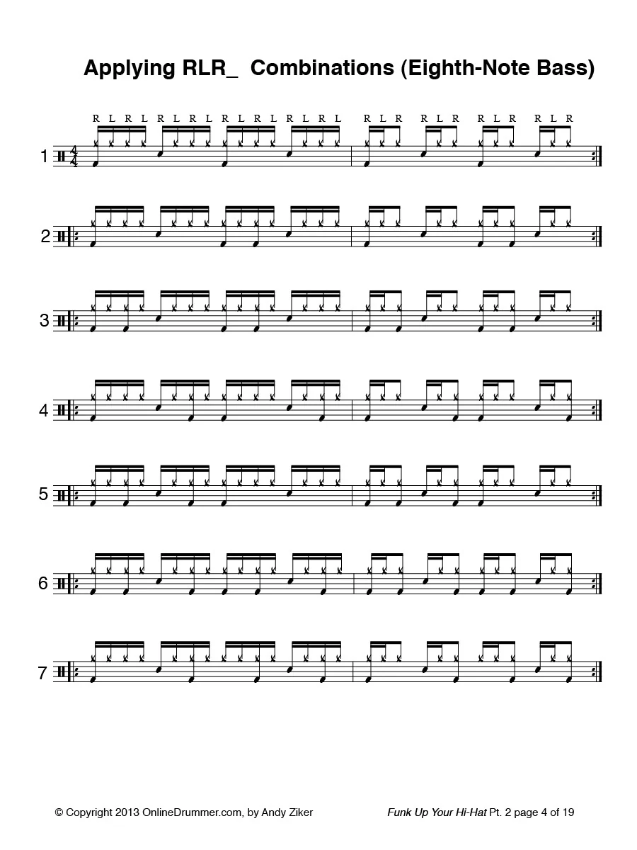 Funk Up Your Hi-Hat - Part 2 - Ebook - Image 4