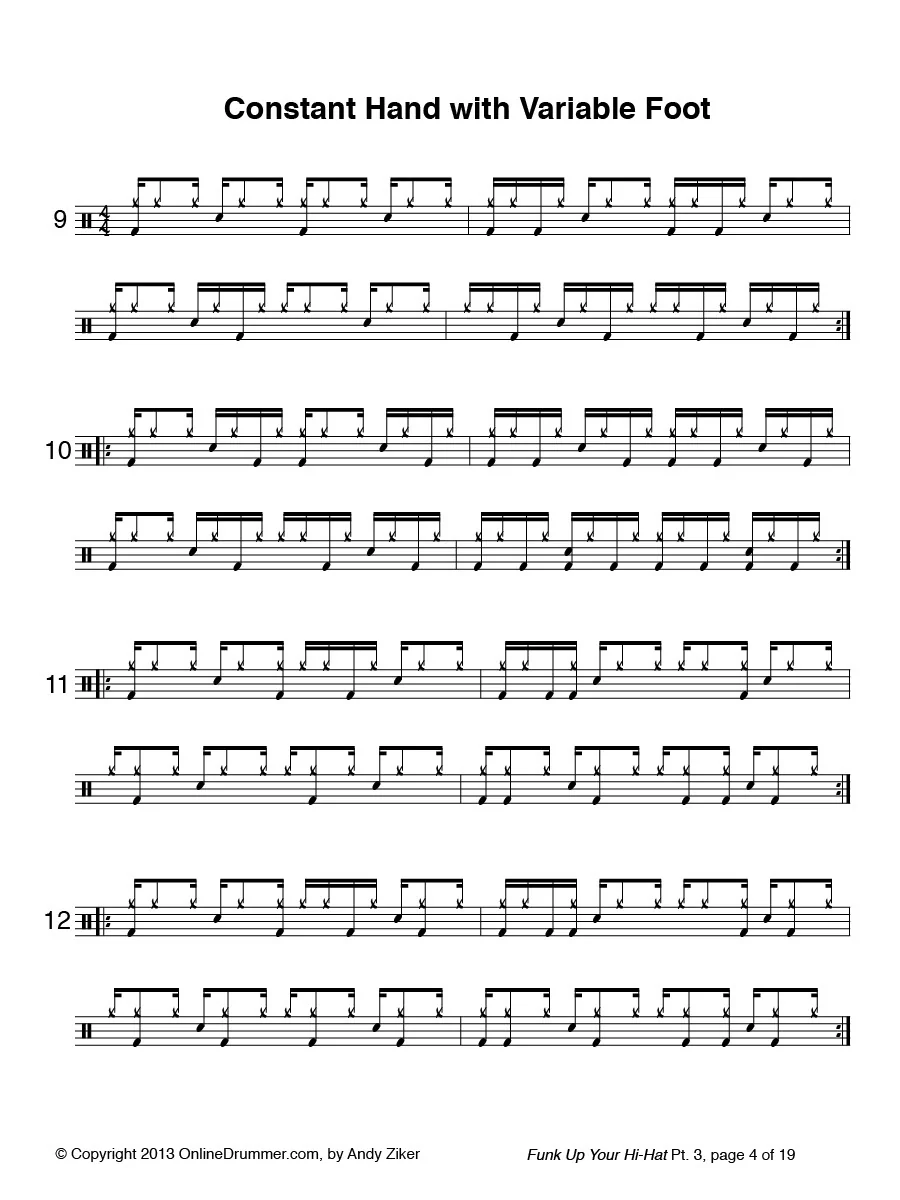 Funk Up Your Hi-Hat - Part 3 - Ebook - Image 4