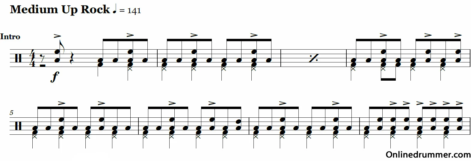 Panama - Van Halen - Drum Sheet Music - Image 3