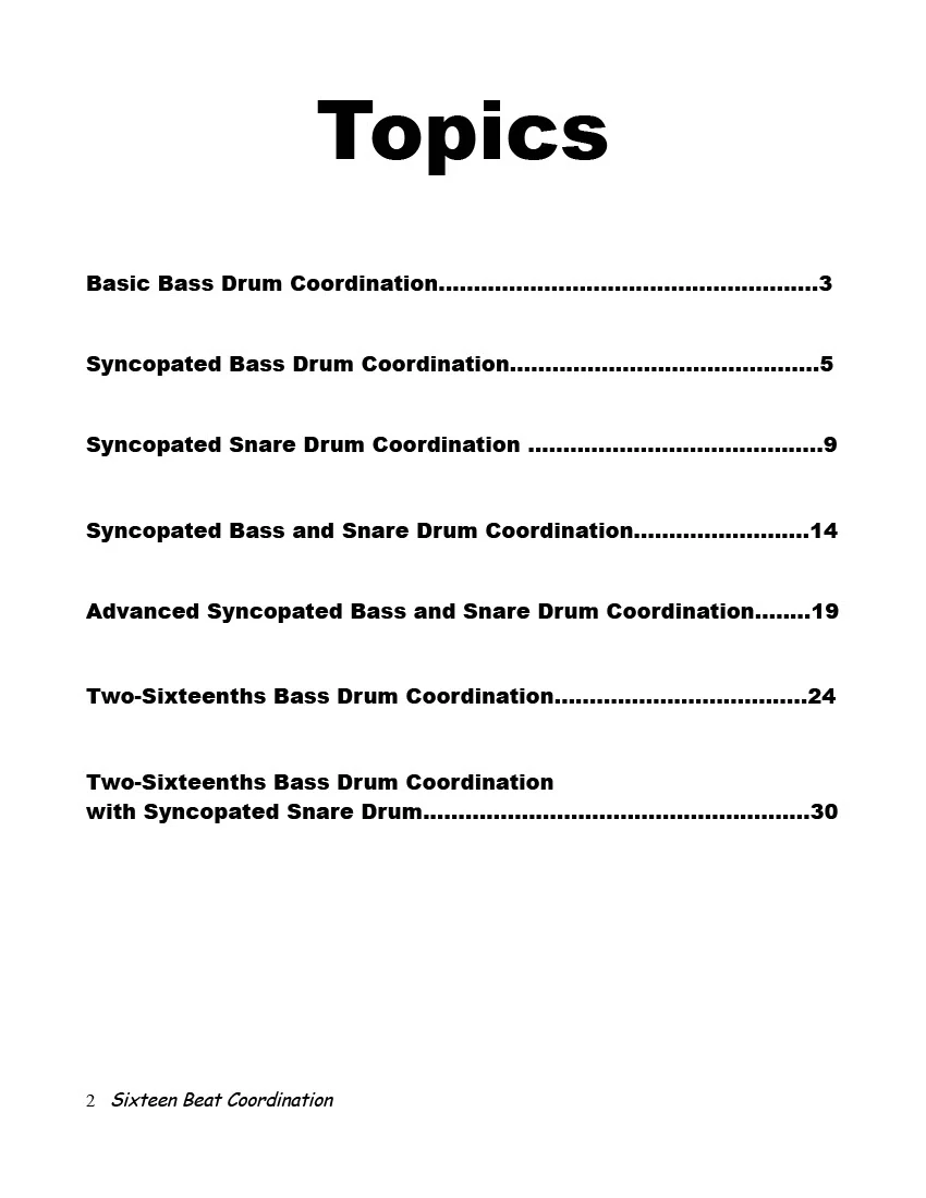 Sixteen Beat Coordination - Ebook - Image 2